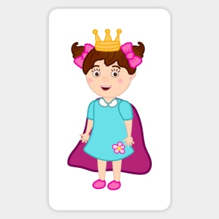 Bongo Beep Beep Cartoon Girl Lily Big Smile Princess Queen Sticker